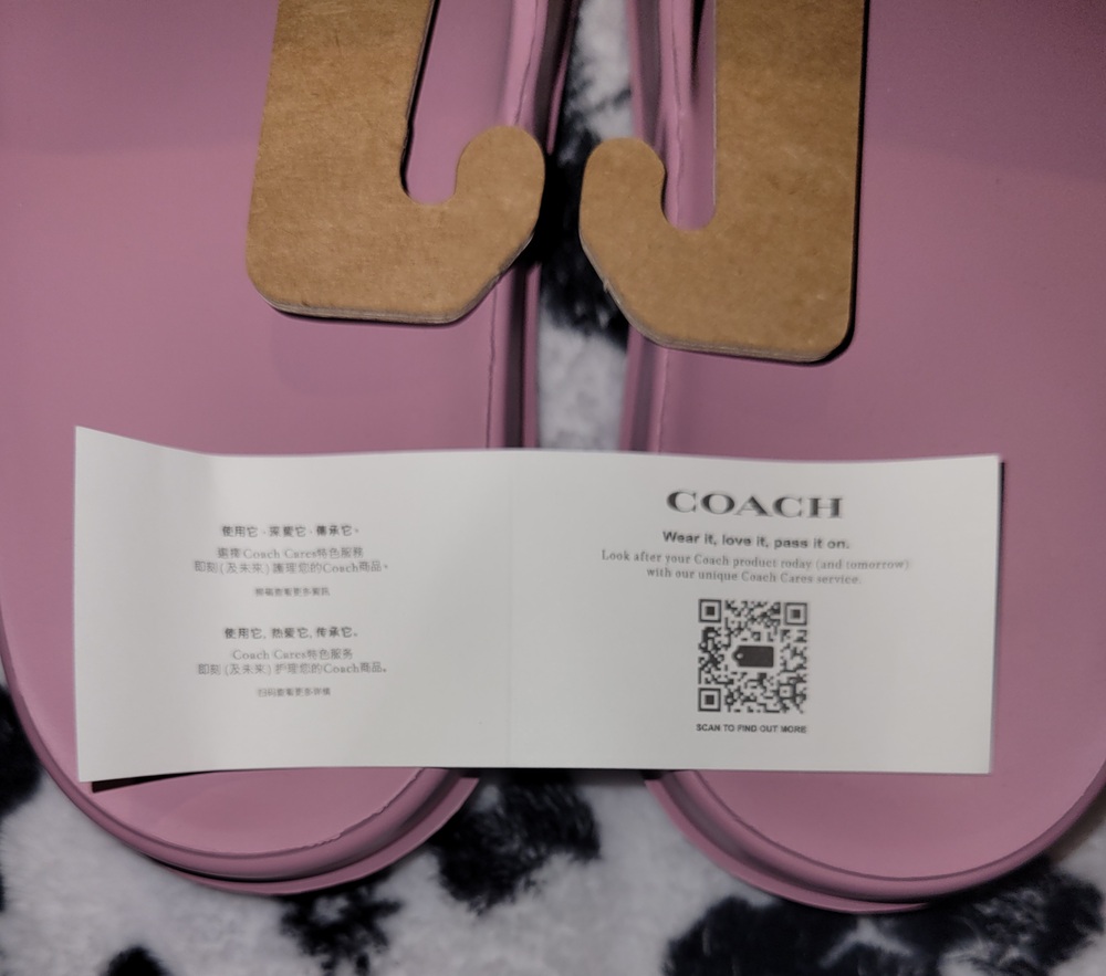 Ladies COACH Jac Slides - NWT